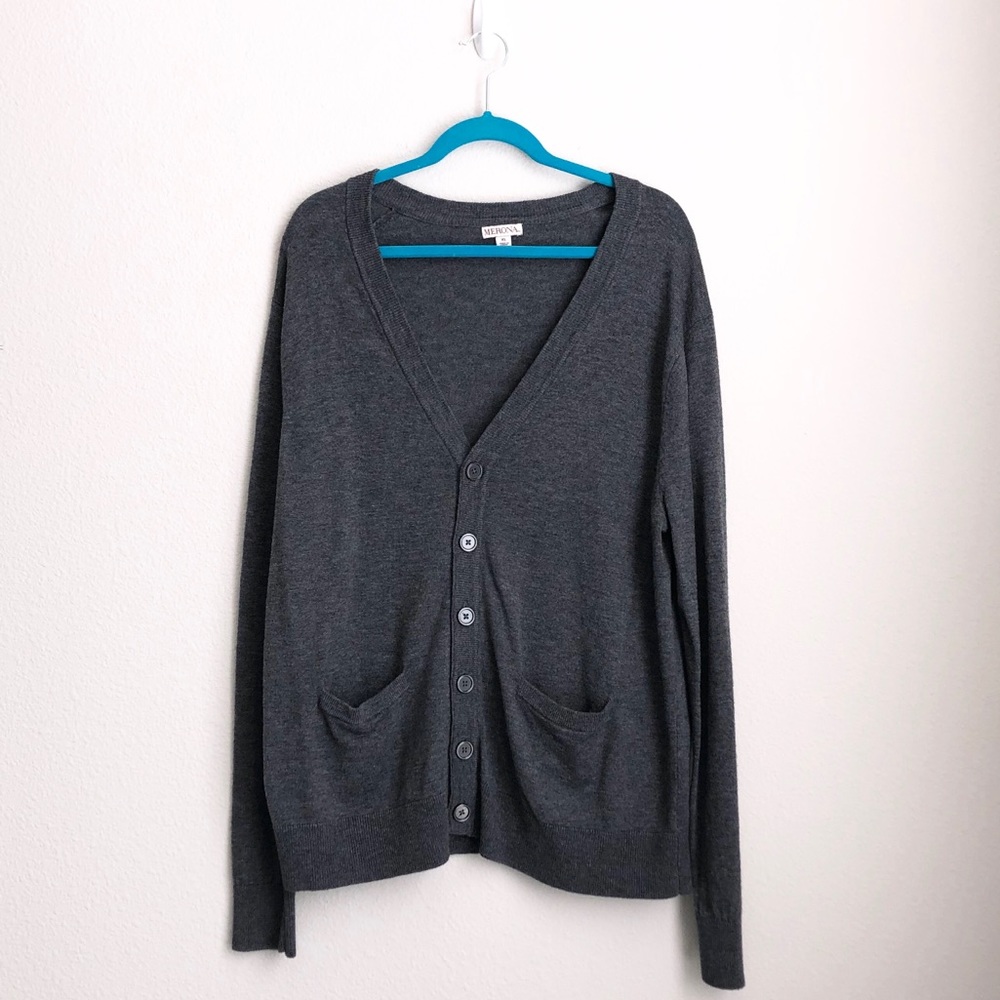 Merona | NWOT Gray Cardigan